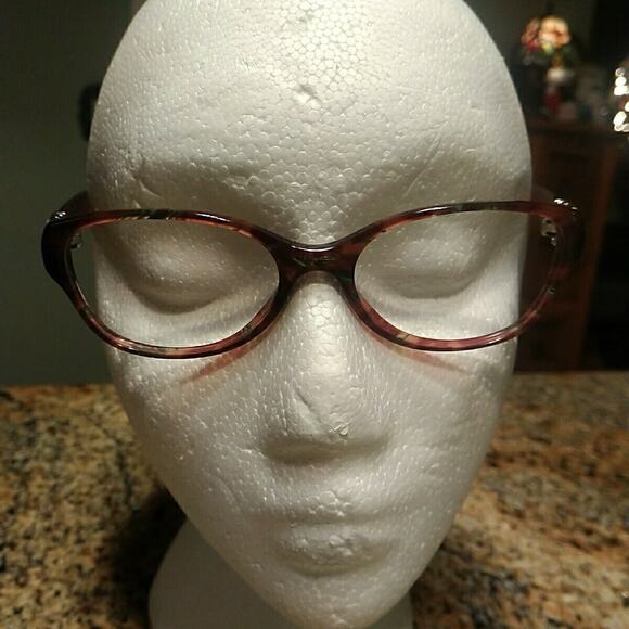 TIFFANY & CO TF2082-B 8146 53-17-135 Brown Havana Eyeglasses Frames Italy - Picture 3 of 11